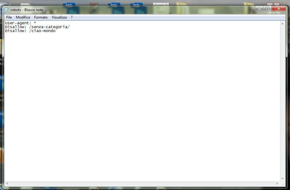 A cosa serve il file robots.txt