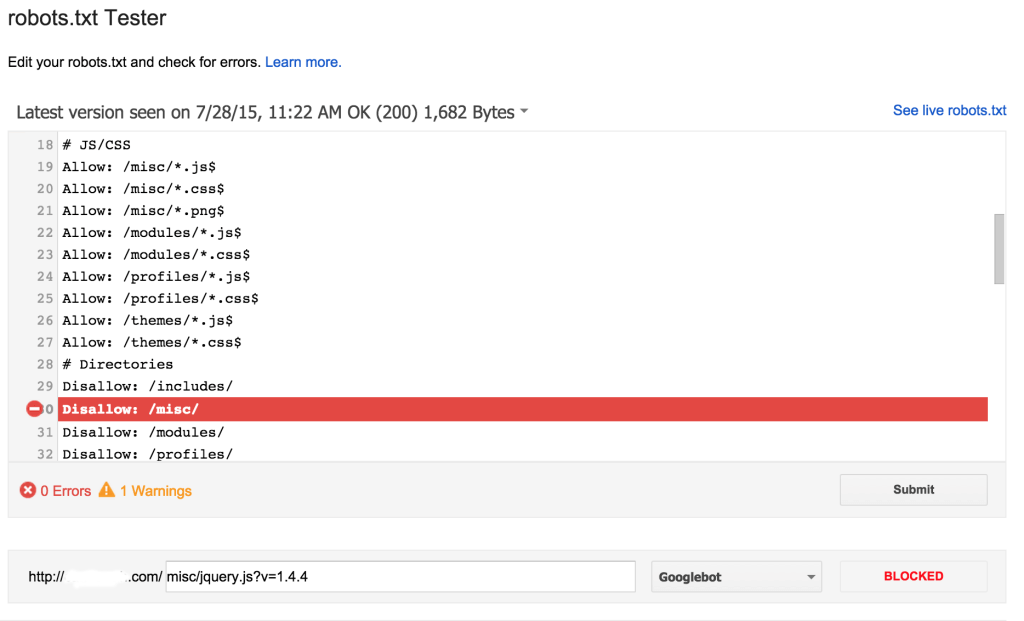 a cosa serve il file robots.txt