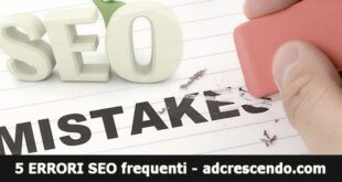 errori seo