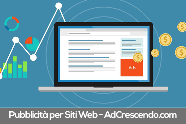 pubblicità per siti web