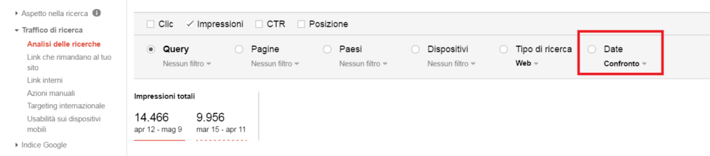 controllare posizionamento google