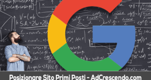posizionare sito google primi posti